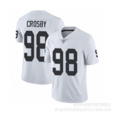 Maillot Las Vegas Raiders No 98 Crosby White