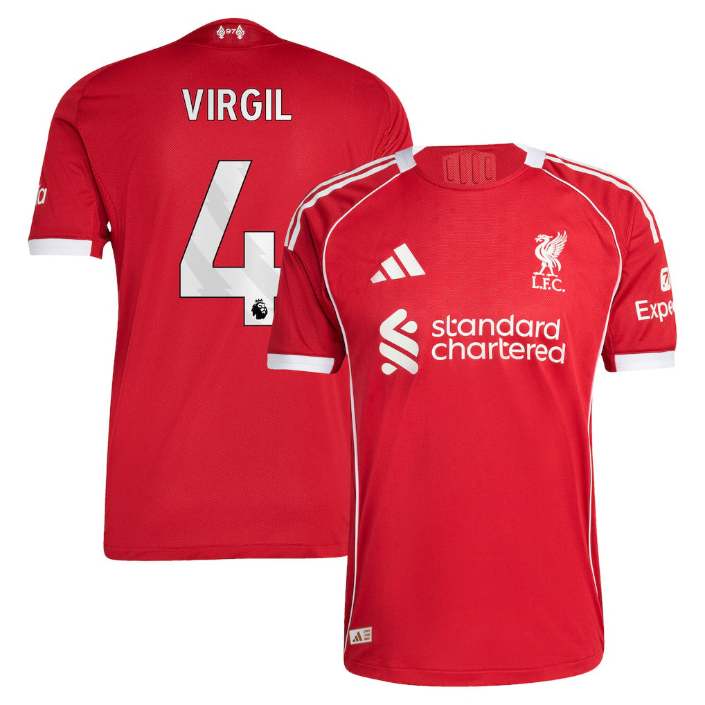 Maillot Liverpool Domicile Virgil N°4 25/26