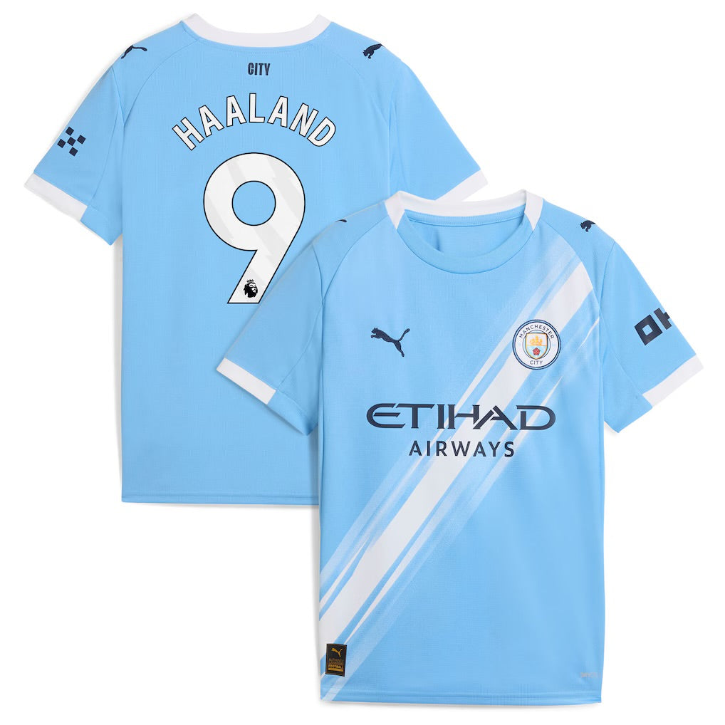 Maillot Manchester City Dom. No 9 Haaland 25/26