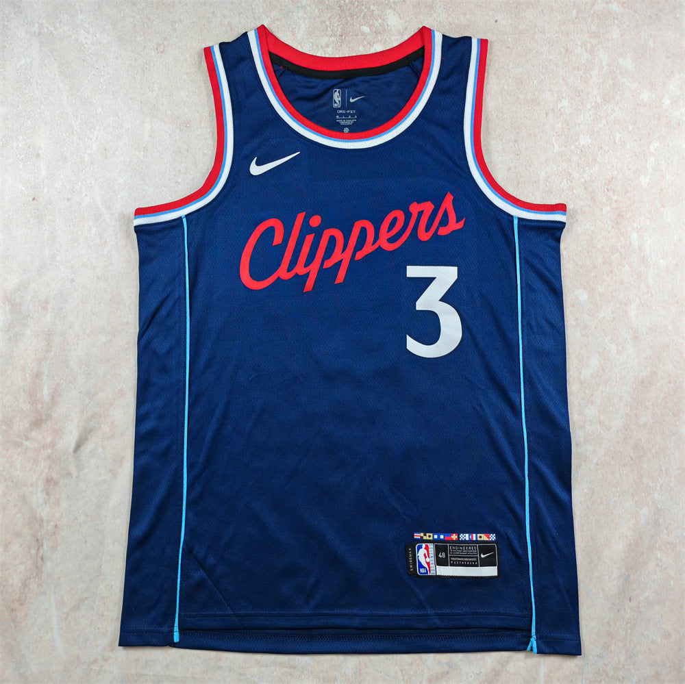 Maillot Los Angeles Clippers Swingman No 3 Chris Paul Blue