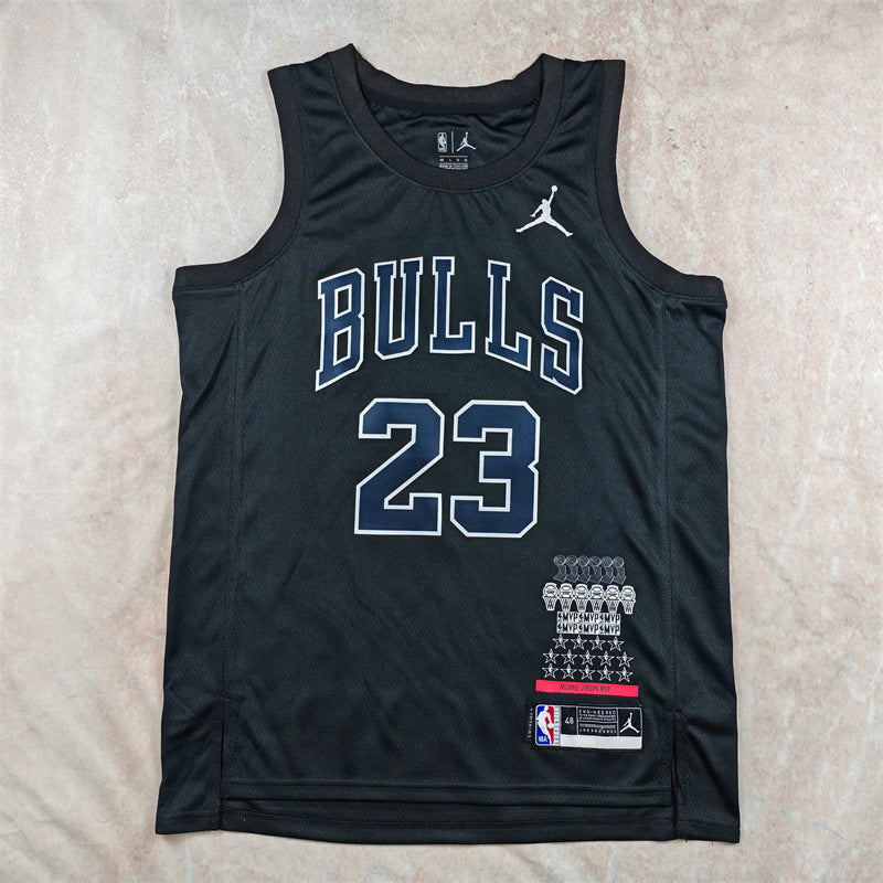 Maillot Vintage Chicago Bulls No 23 Edition Spéciale MVP Black