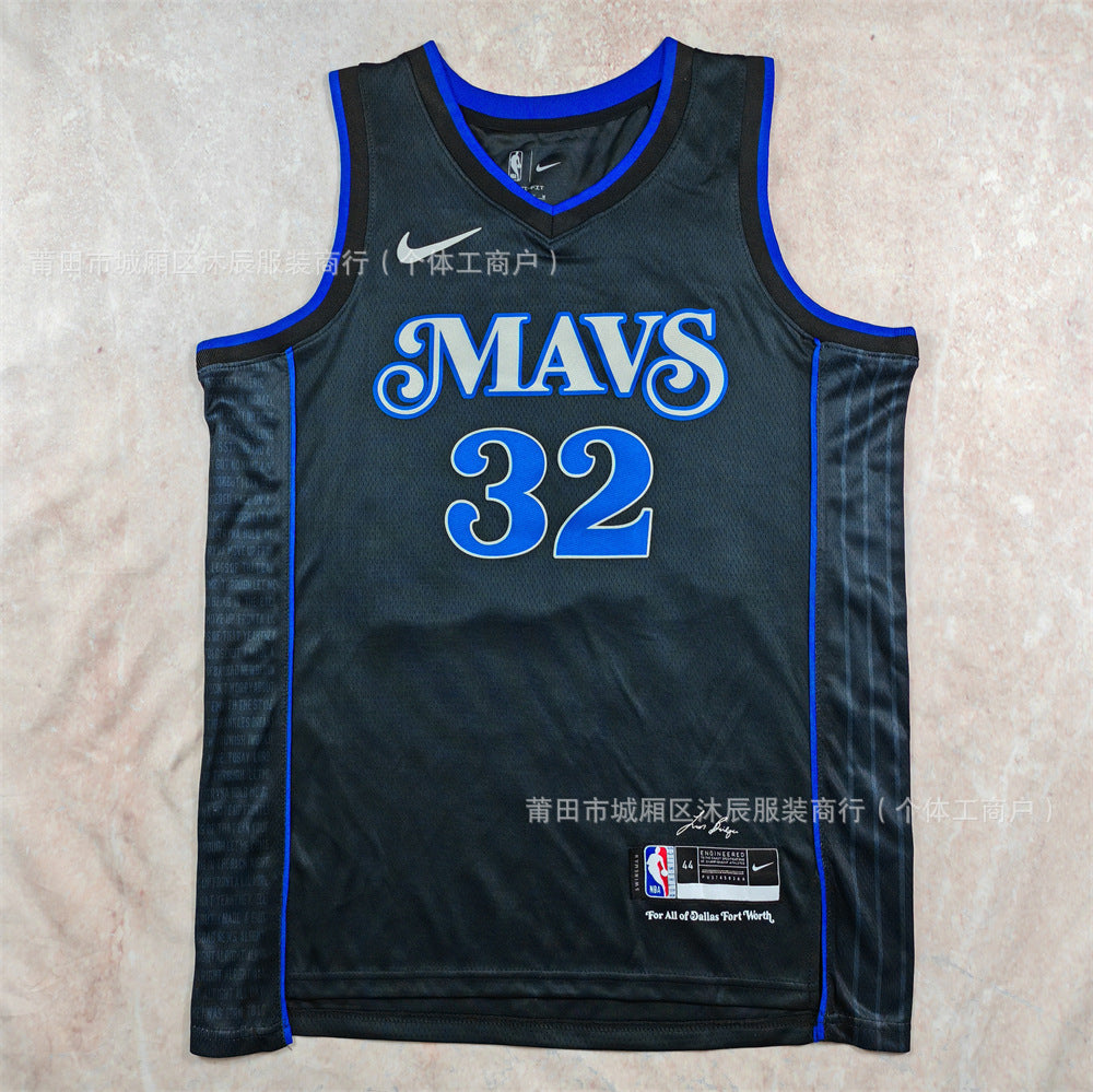 Maillot Dallas Mavericks No 32  Cooper Flag City Edition Black 25/26