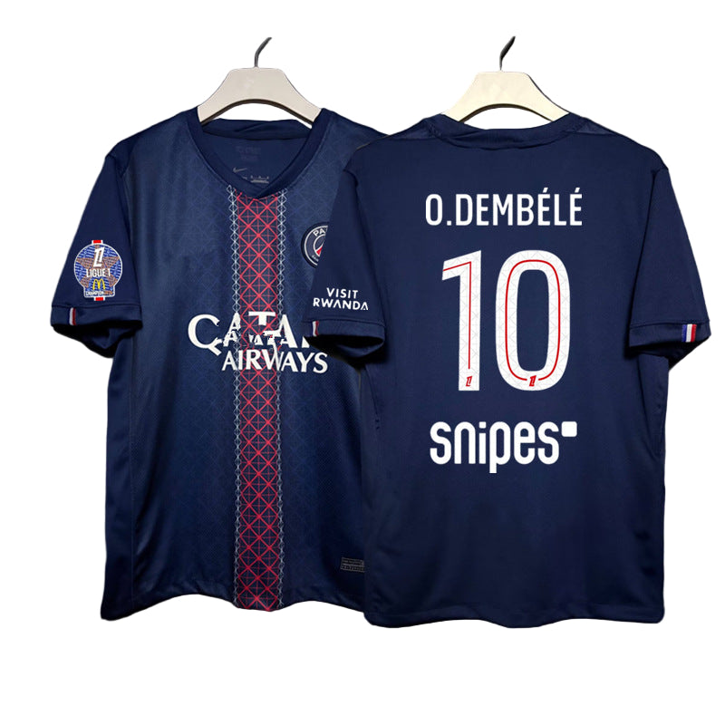 Maillot PSG Domicile No 10 Dembélé 25/26