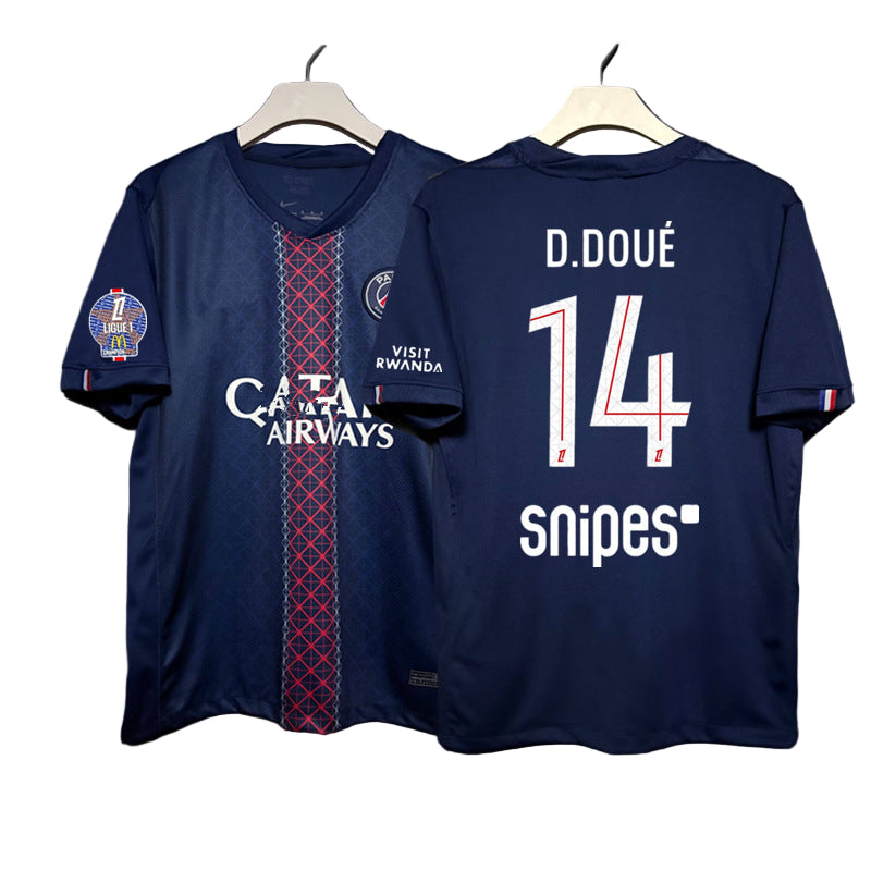 Maillot PSG Domicile No 14 Doué 25/26