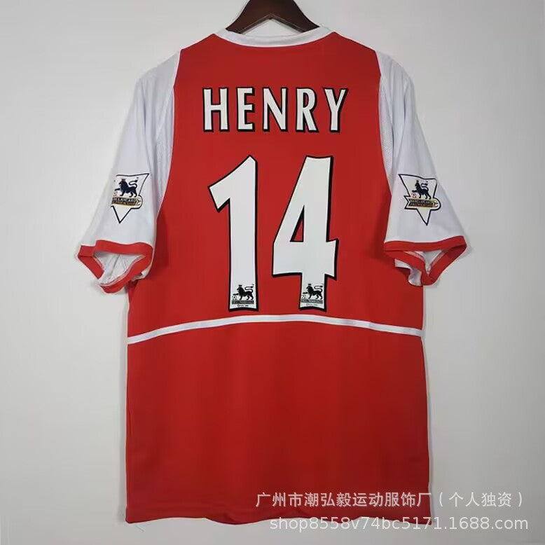 Maillot Arsenal Domicile No 14 Henry 2002/2003