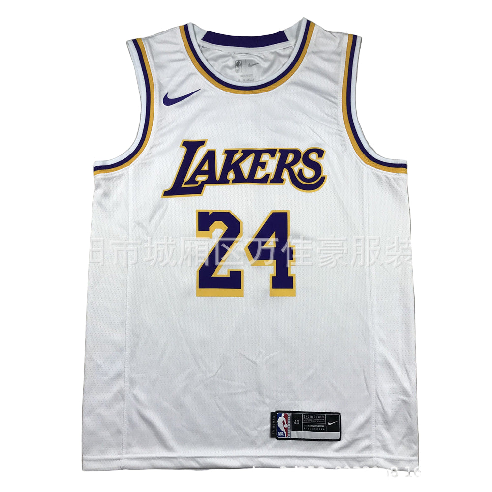 Maillot Los Angeles Lakers No 24 Kobe Bryant White