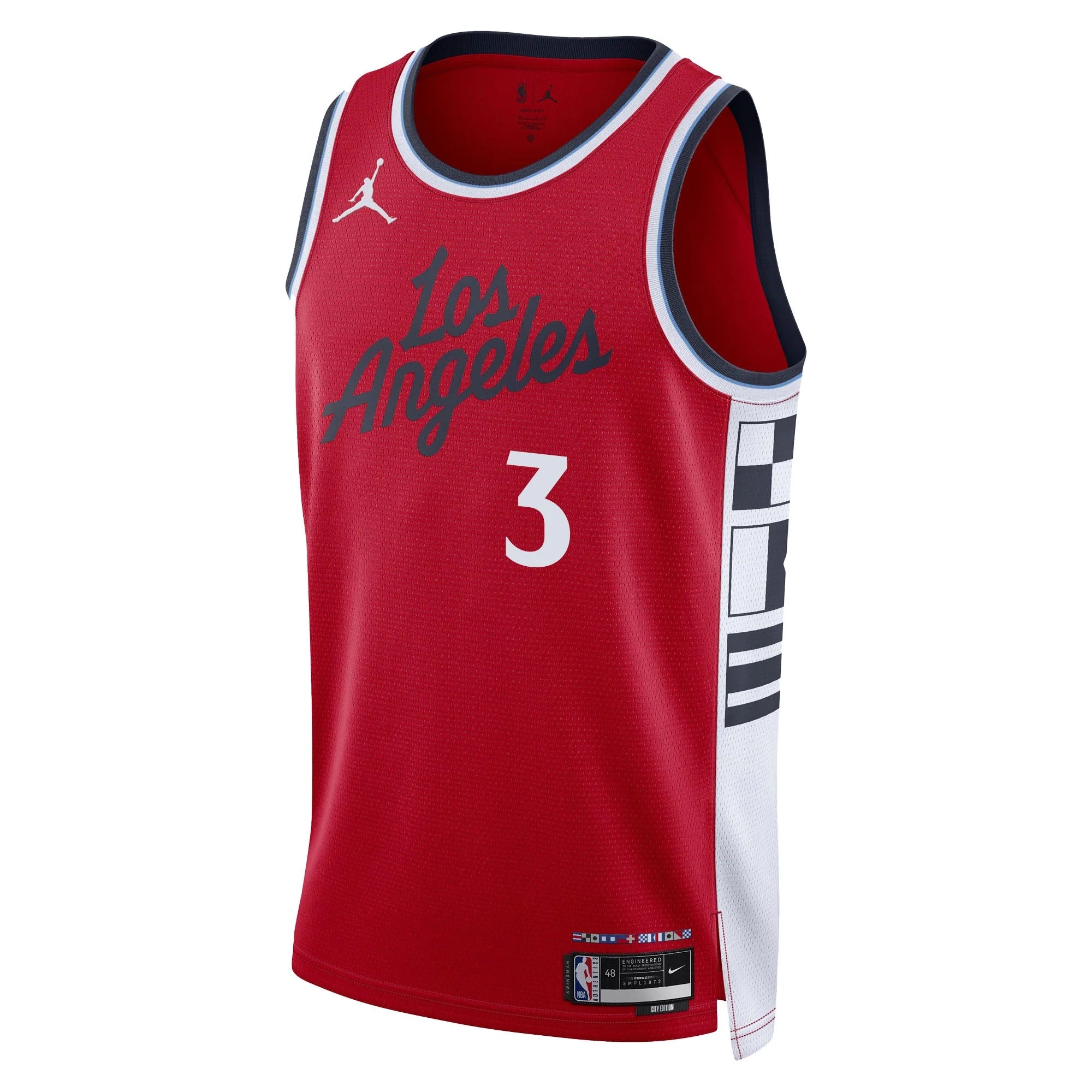 Maillot Los Angeles Clippers Swingman No 3 Chris Paul Red