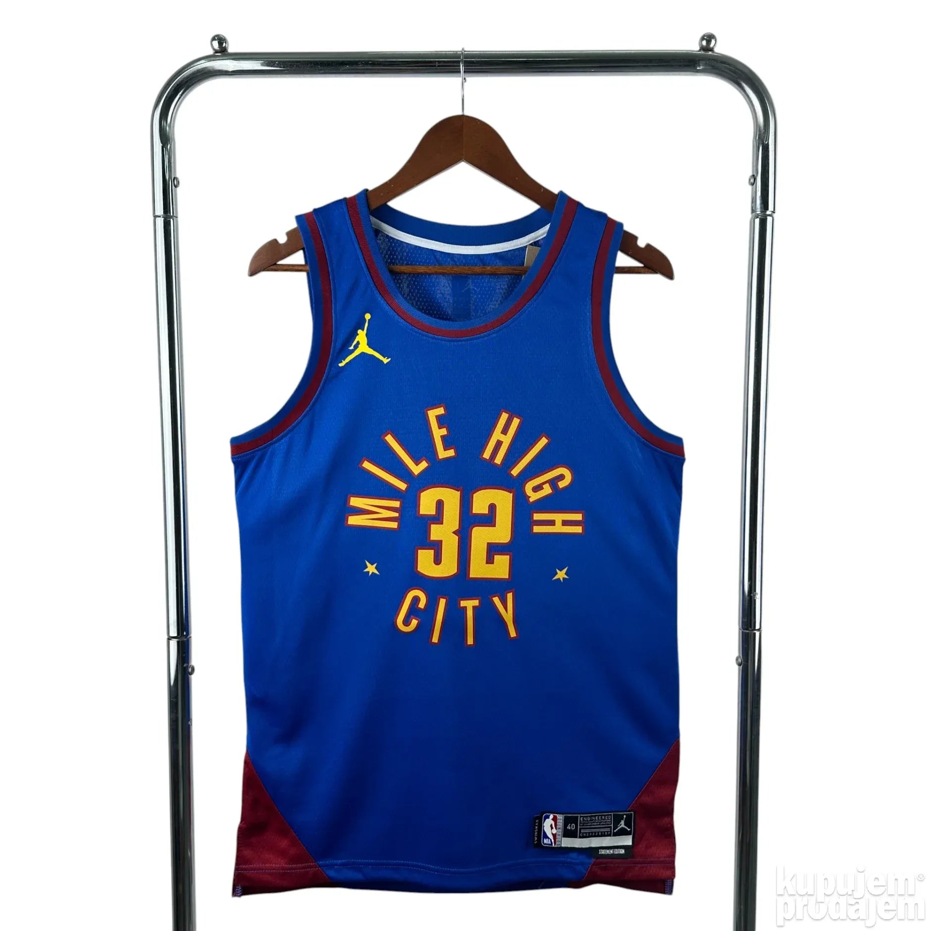 Maillont Denver Nuggets No 32 Aaron Gordon blue 24/25