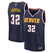 Maillot Denver Nuggets No 32 Aaron Gordon Edition Swingman Navy 25/26