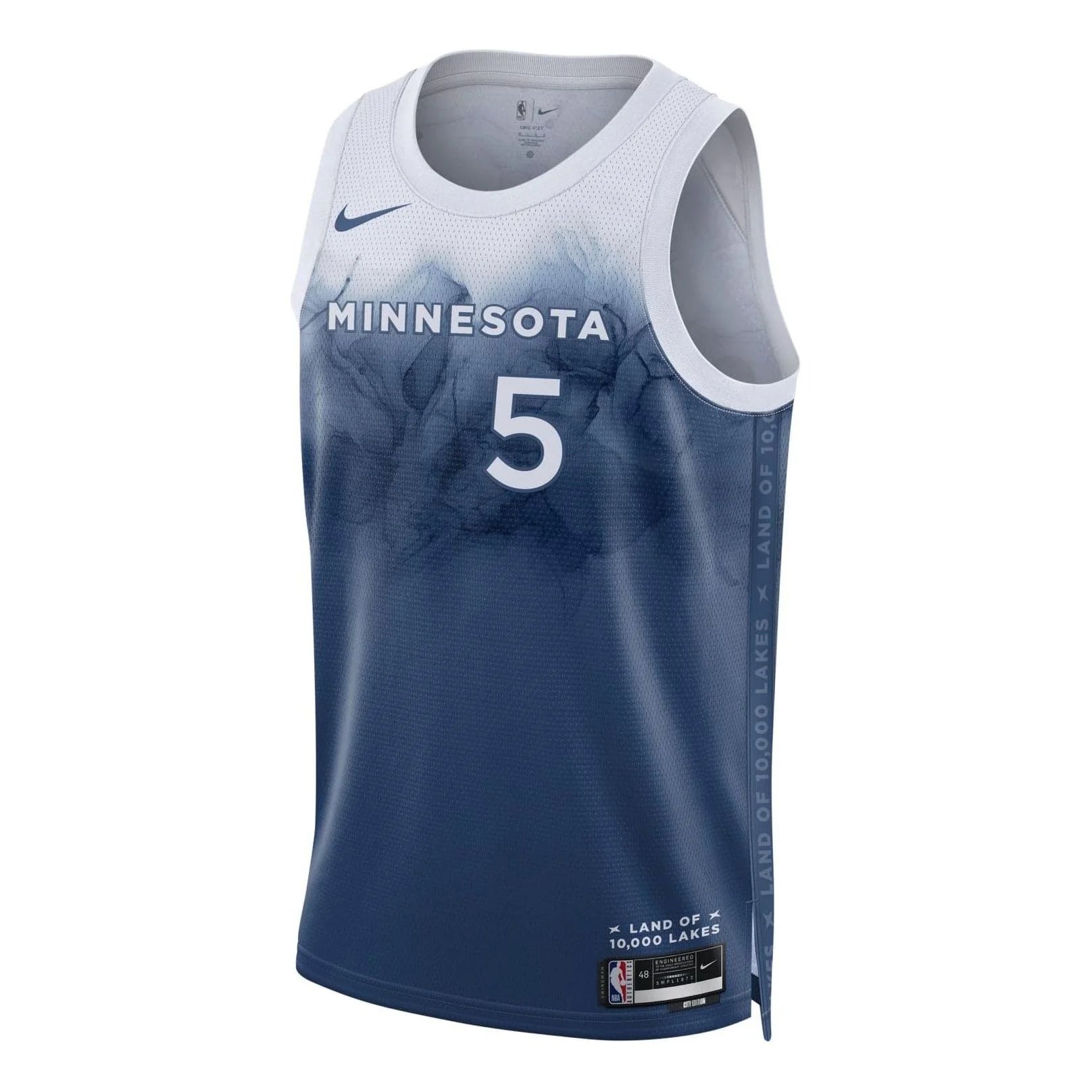 Maillot Minnesota Timberwolves No 5 Anthony Edwards 2023/2024