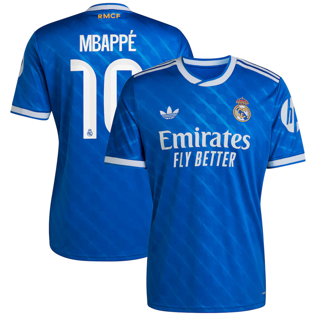 Maillot Réal Madrid Third No 10 Mbappé 25/26
