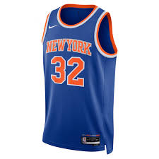 Maillot New York Knicks No 32 Karl-Anthony Town Edition Icon Blue 25/26
